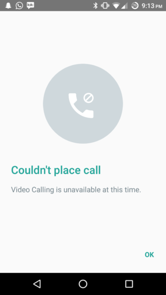 WHatsApp Video Call